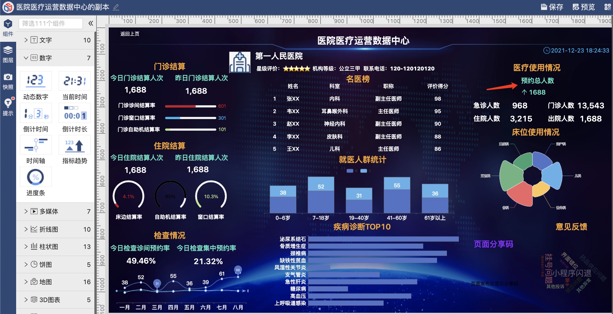 数字图表 打造高效可视化大屏的核心技术